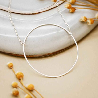 It All Matters Circle Necklace (Sterling Silver)