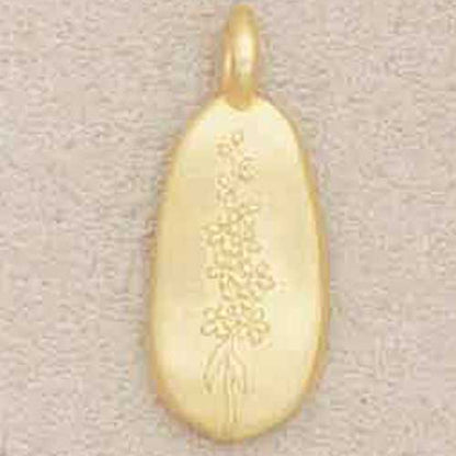 girl wearing a gold plated July