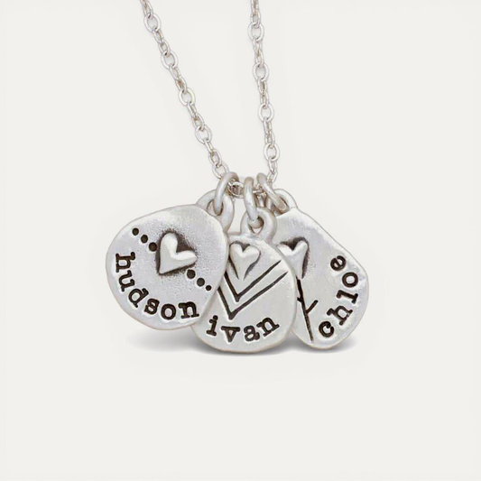 Jumble of Love Necklace (Sterling Silver)
