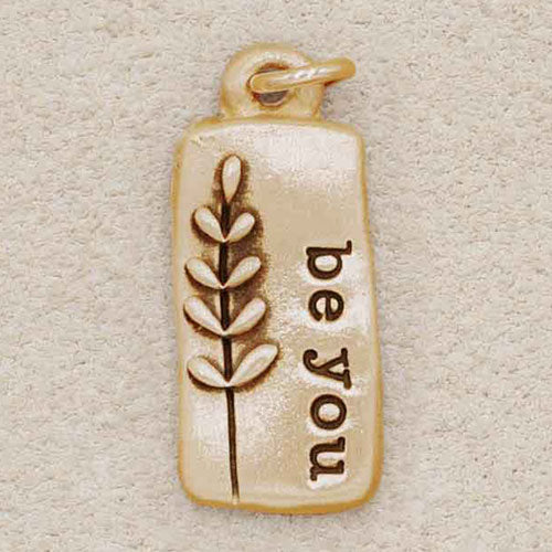Leaf Charm {10K Solid Gold}