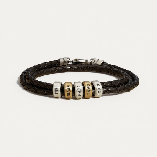 Limitless Leather Bracelet (Black)