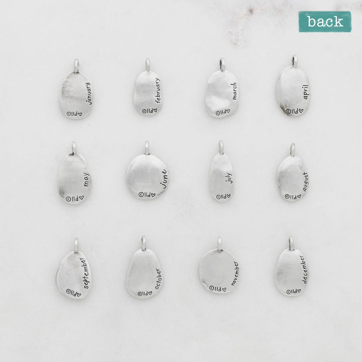 December Birth Flower Necklace {Sterling Silver}