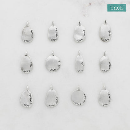 December Birth Flower Necklace {Sterling Silver}