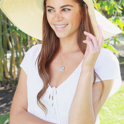 November Birth Flower Necklace (Sterling Silver)