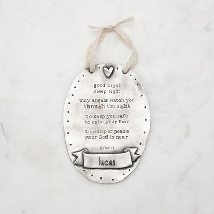 Prayer Plaque (Pewter)