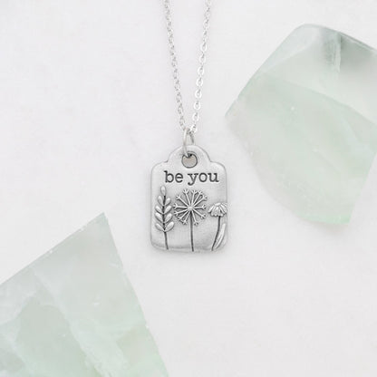 Be You Necklace (Pewter)