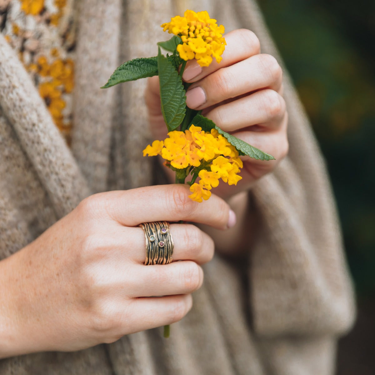Brave Love® Birthstone Ring (9K Solid Gold)