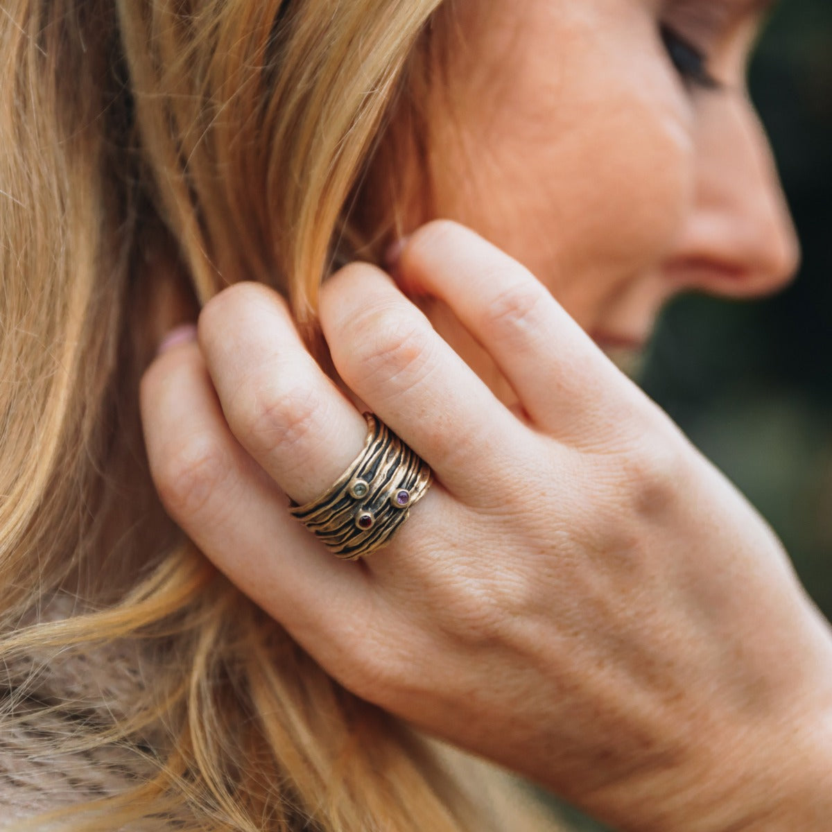 Brave Love® Birthstone Ring (9K Solid Gold)