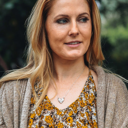 Brave Love® Emblem Necklace (Pewter)