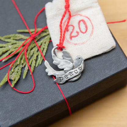 Our Christmas Tradition Advent Ornament Set (Pewter)