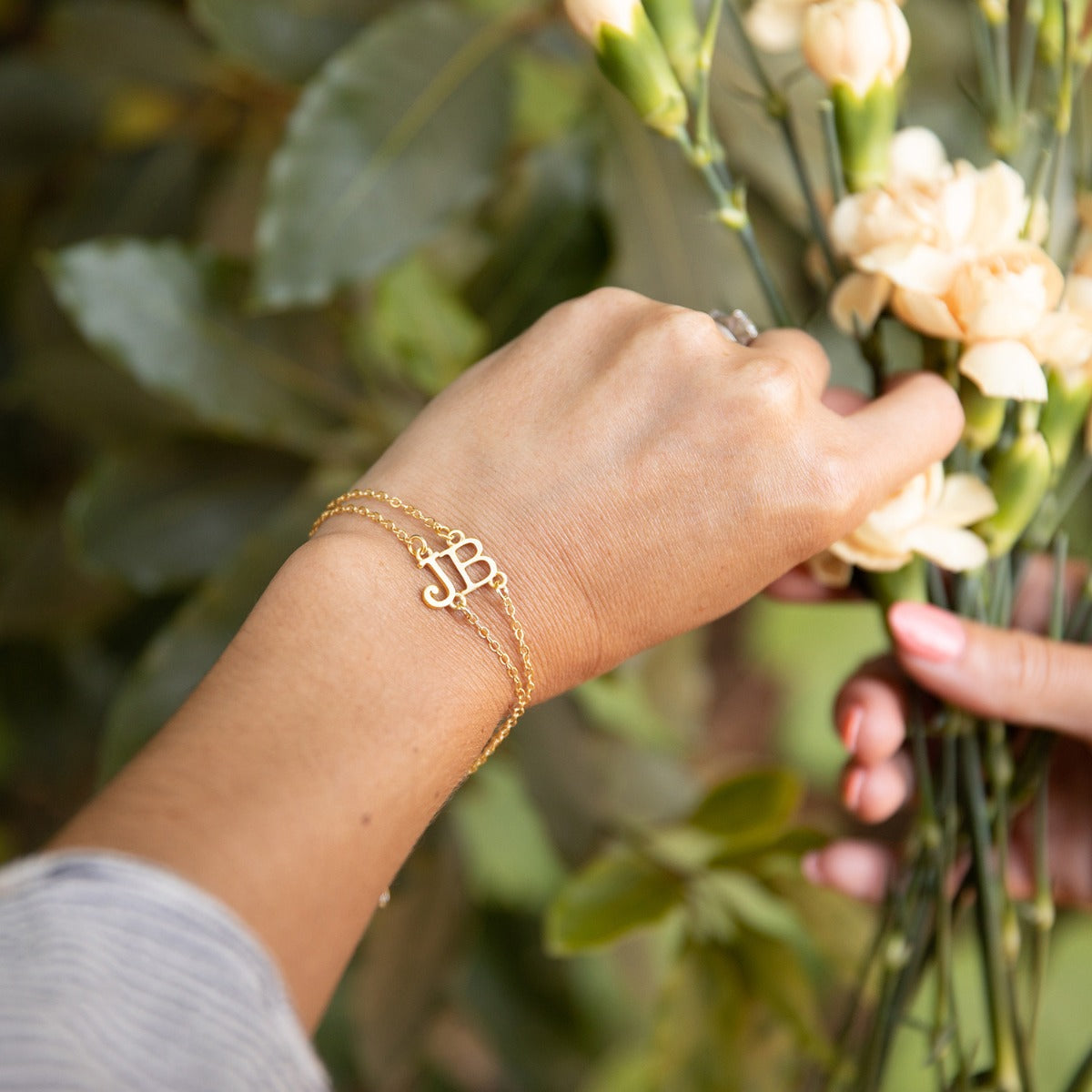 My Monogram Bracelet (10K Solid Gold)