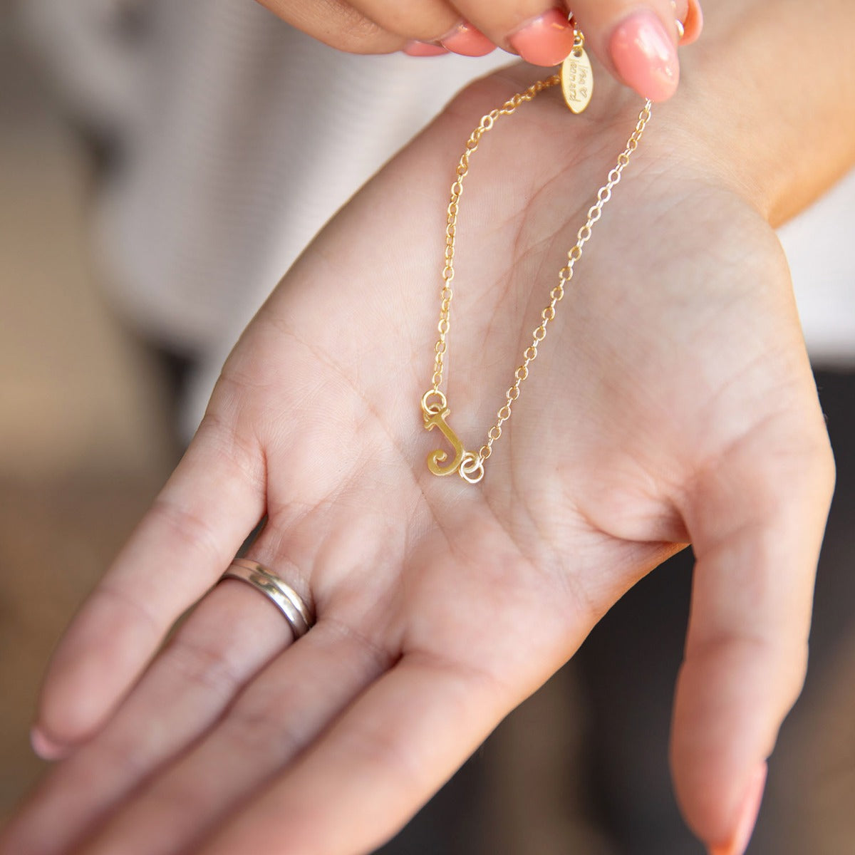 My Monogram Bracelet (10K Solid Gold)