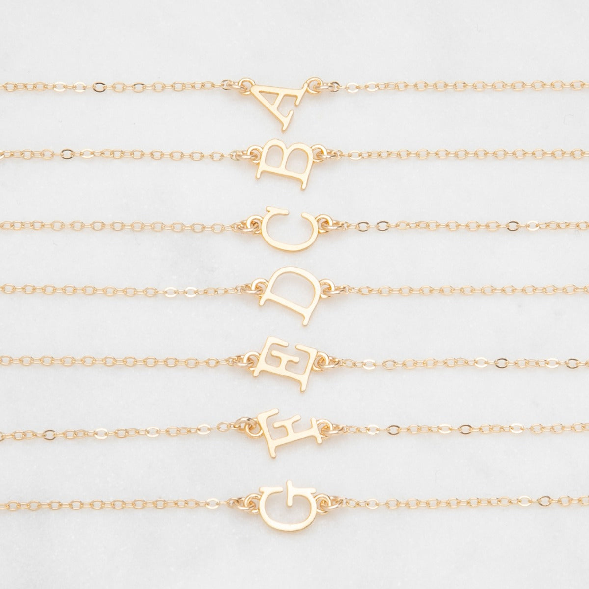 My Monogram Bracelet {14K Solid Gold}