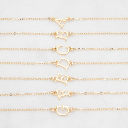 My Monogram Bracelet {14K Solid Gold}