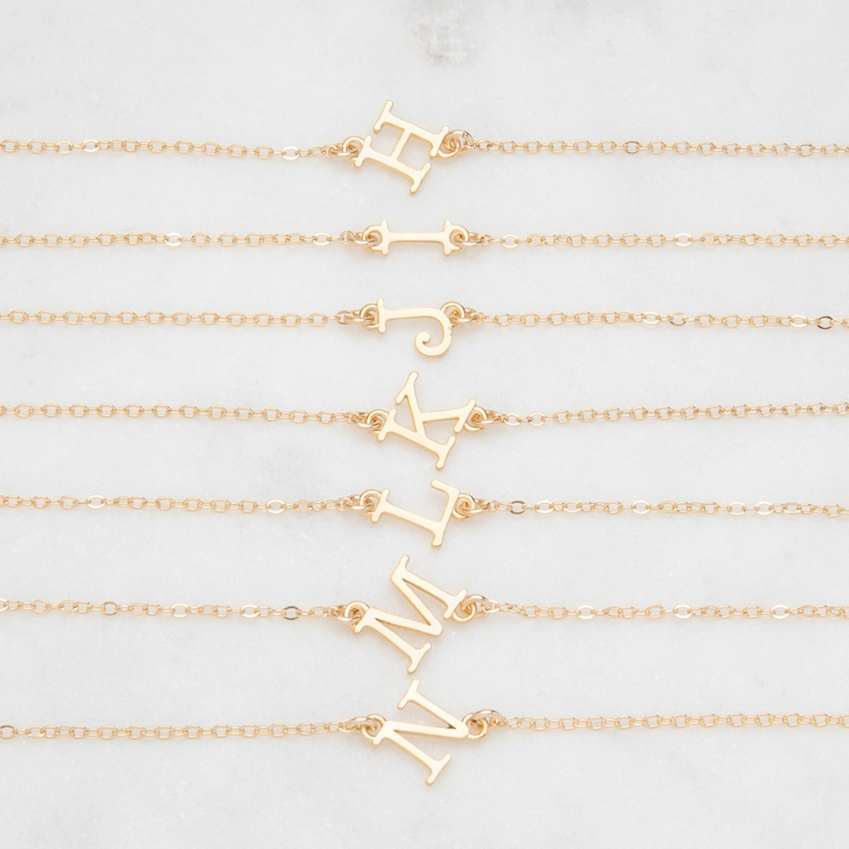 My Monogram Bracelet {14K Solid Gold}