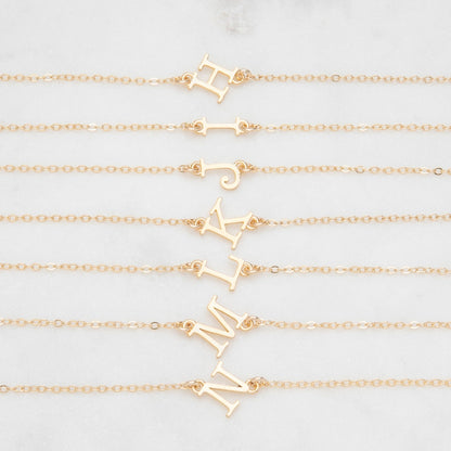 My Monogram Bracelet {14K Solid Gold}