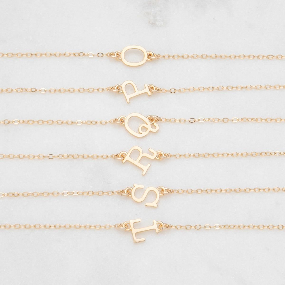 My Monogram Bracelet {14K Solid Gold}