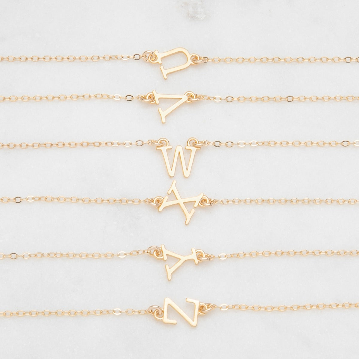 My Monogram Bracelet {14K Solid Gold}
