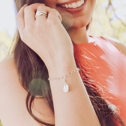 Full of Love Bracelet Charm (Sterling Silver)