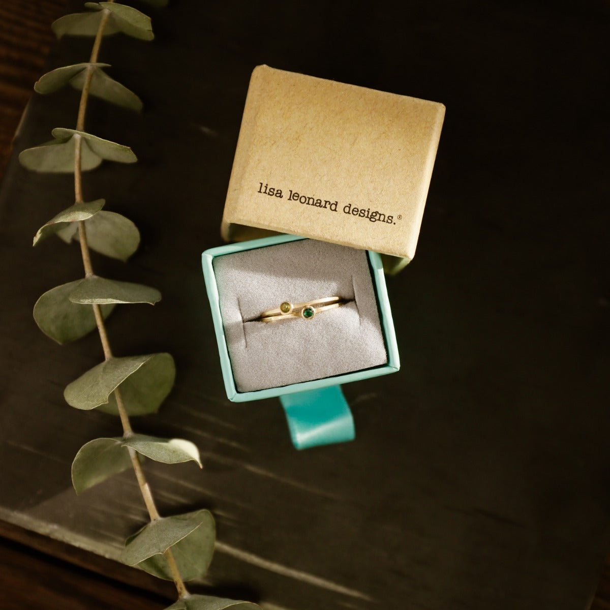 Dainty Finespun Birthstone Ring (14K Solid Gold)