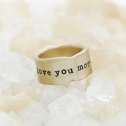 Very Fine Line Ring {14K Solid Gold}