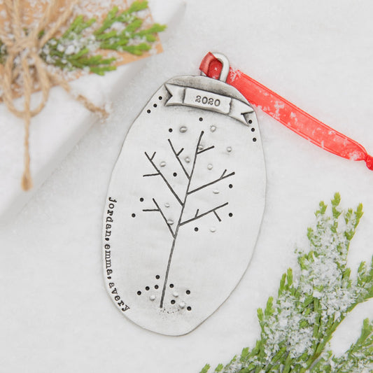 Family Tree Ornament (Pewter)
