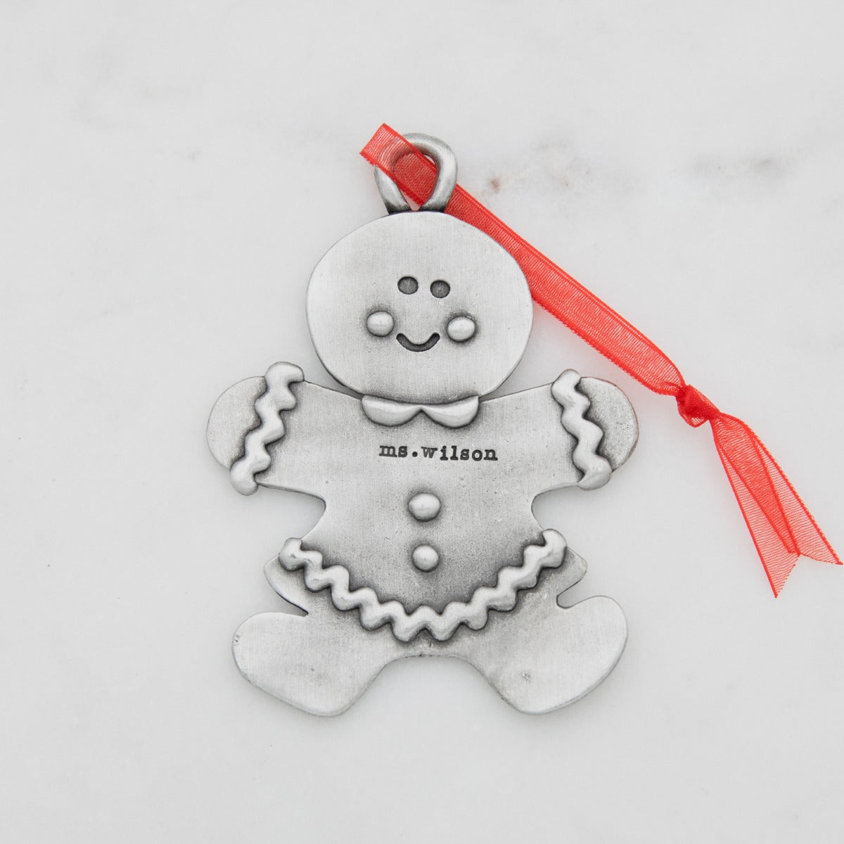 Gingerbread Mom Ornament (Pewter)