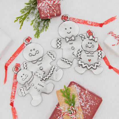 Gingerbread Mom Ornament (Pewter)