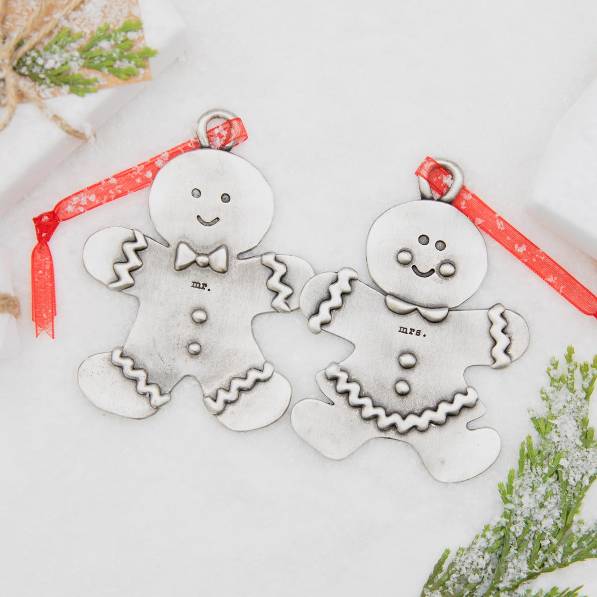 Gingerbread Mom Ornament (Pewter)
