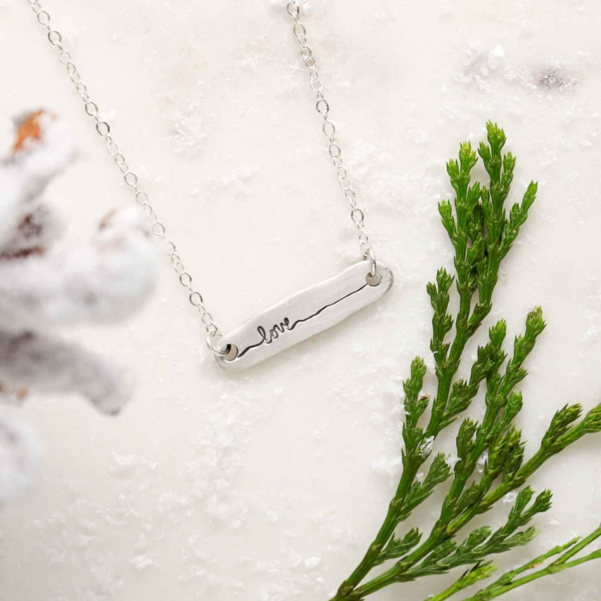 Written With Love Necklace {Sterling Silver}