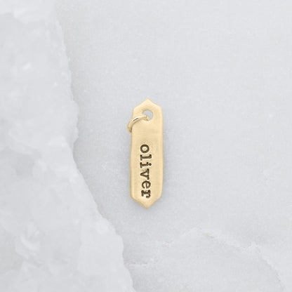 Arrow Tag (9K Solid Gold)