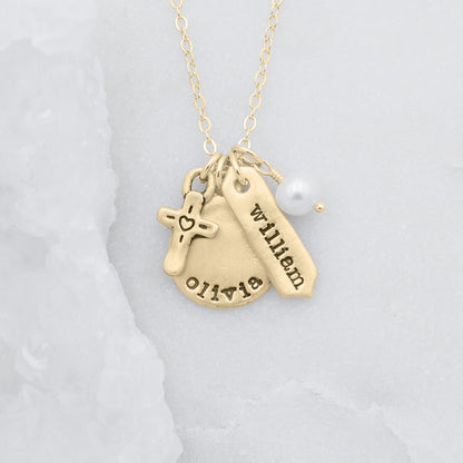 Storyteller Necklace (14K Solid Gold)