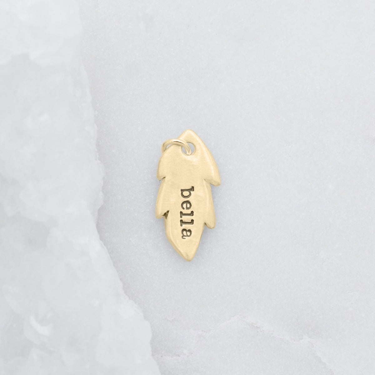 Feather Tag (9K Solid Gold)