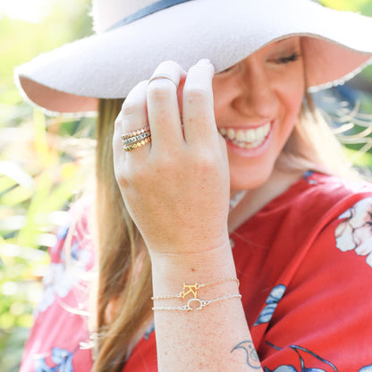 My Monogram Bracelet (10K Solid Gold)