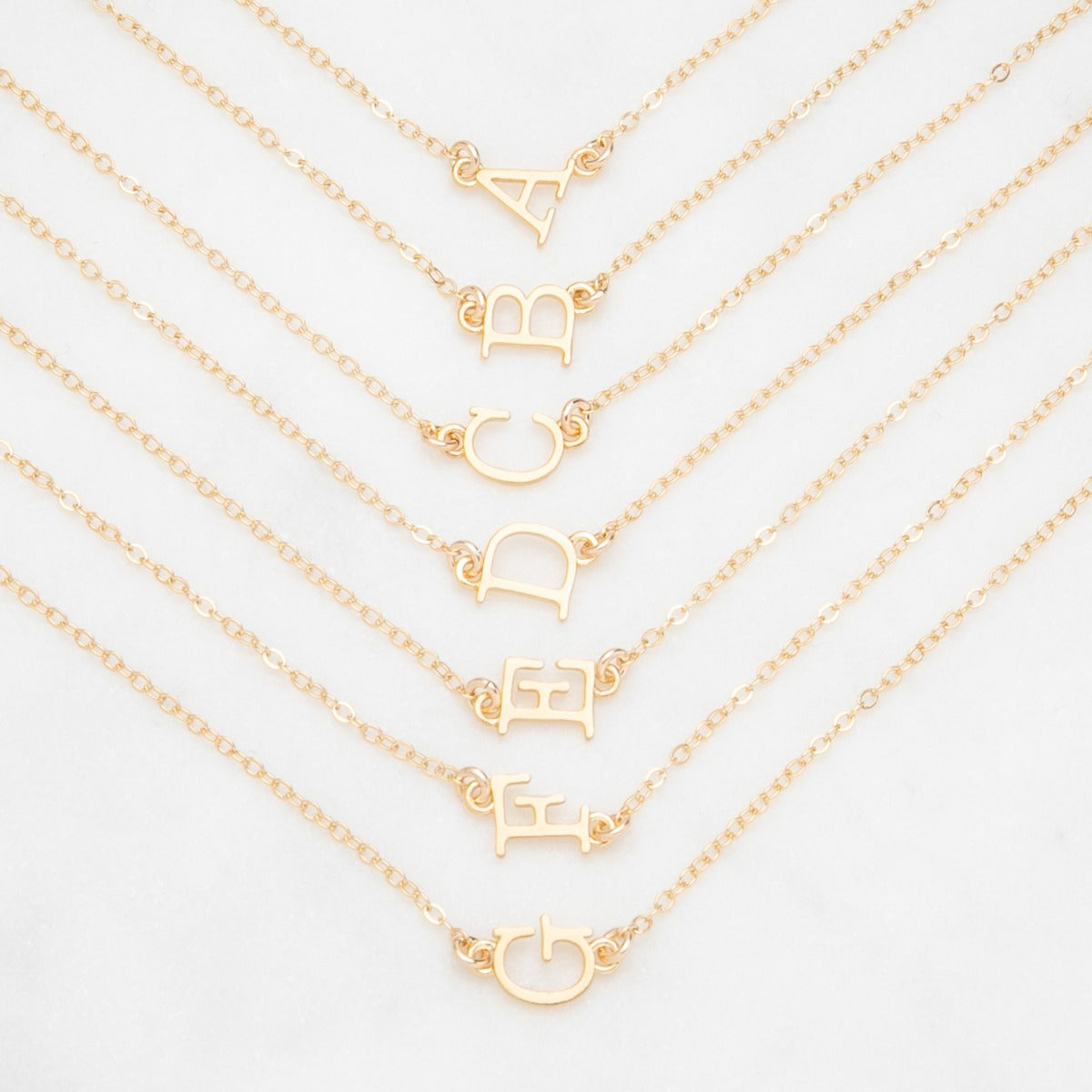 My Monogram Necklace {14K Solid Gold}