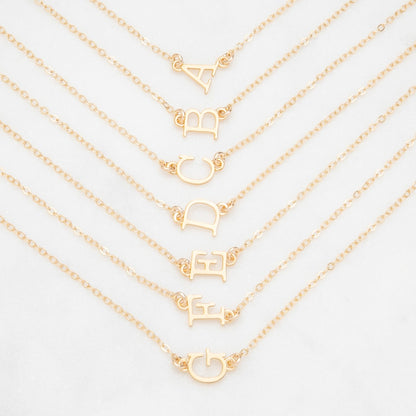 My Monogram Necklace {14K Solid Gold}