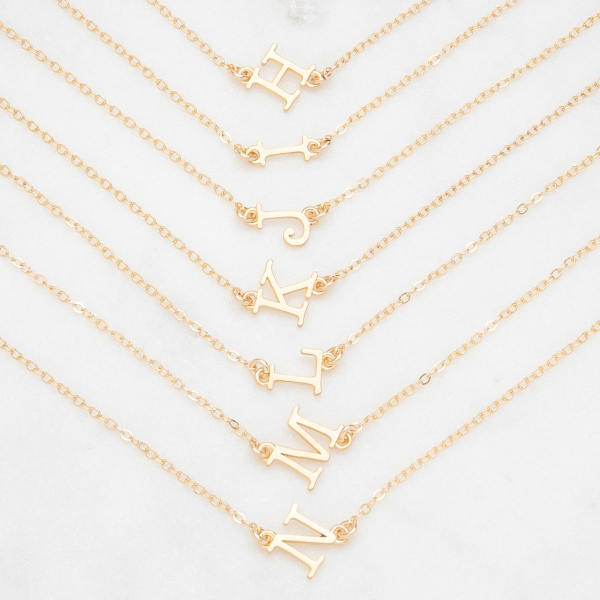 My Monogram Necklace {14K Solid Gold}