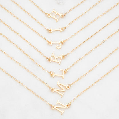 My Monogram Necklace {14K Solid Gold}