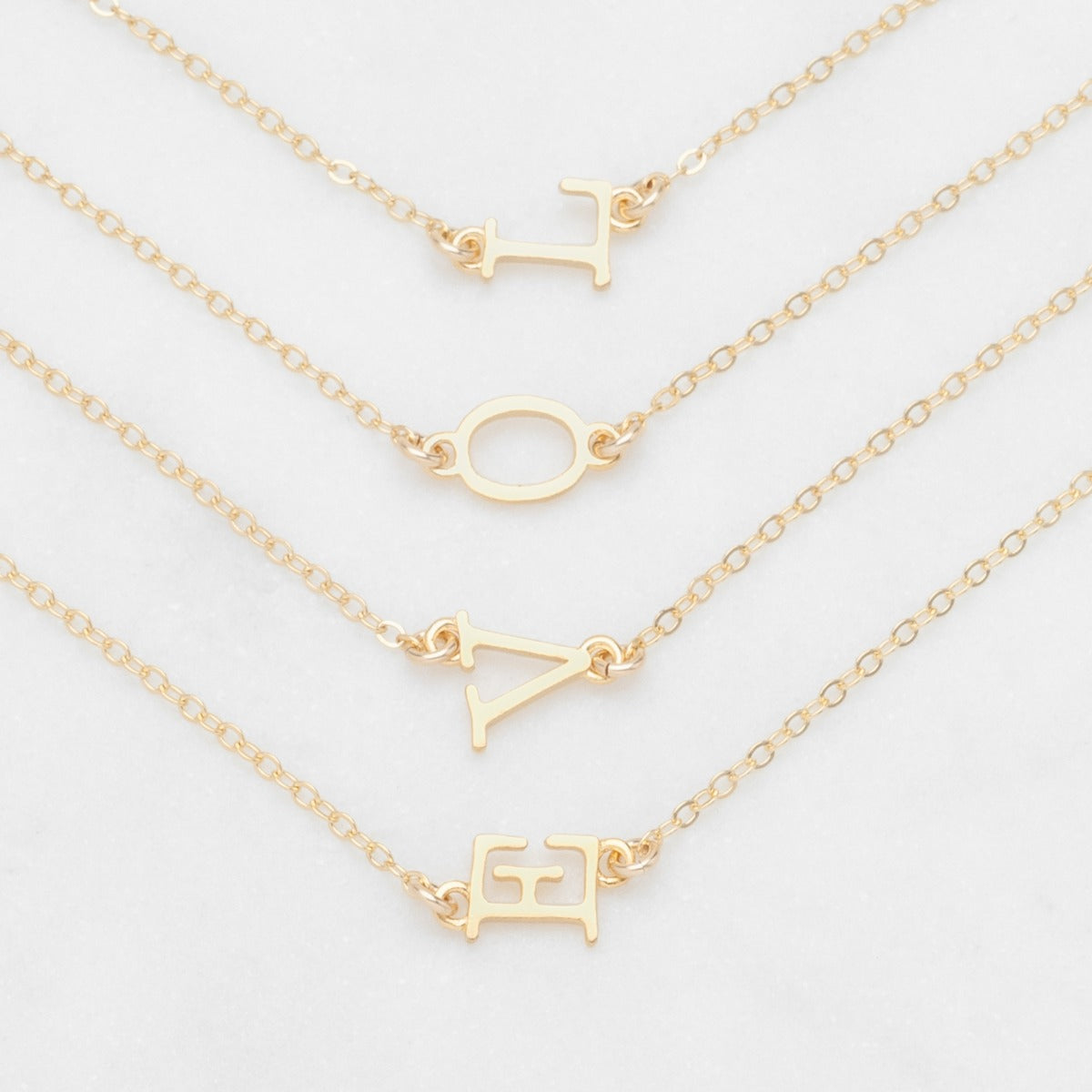 My Monogram Necklace {14K Solid Gold}