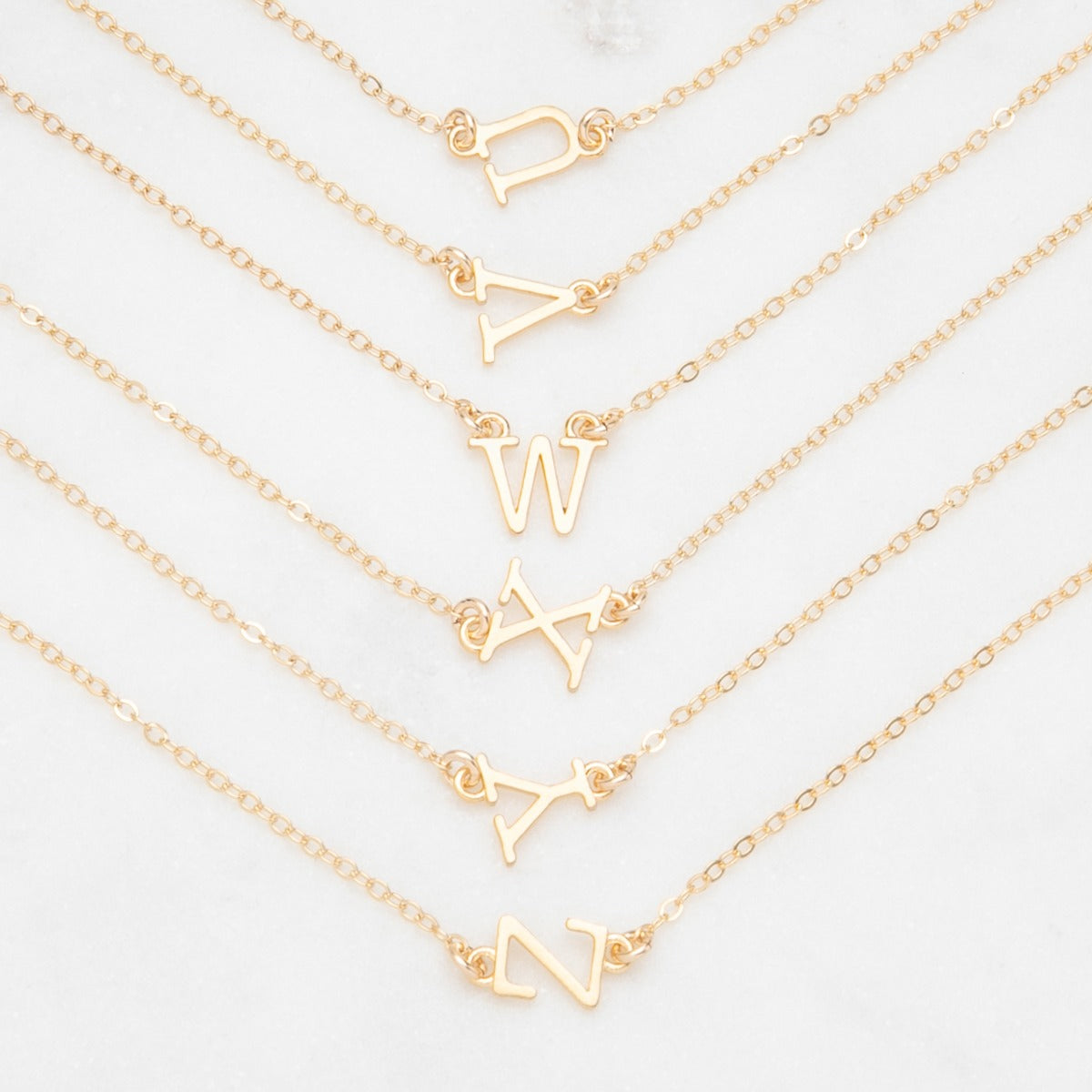 My Monogram Necklace {14K Solid Gold}