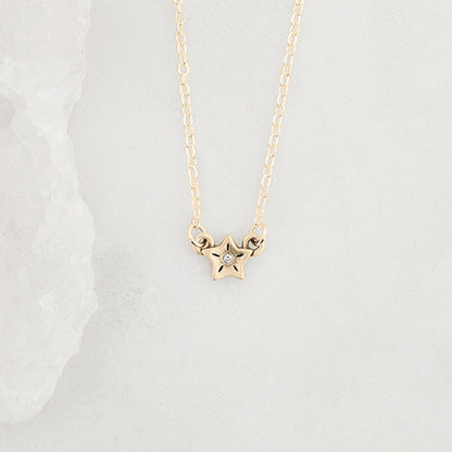 Your Spark Necklace {14K Solid Gold}