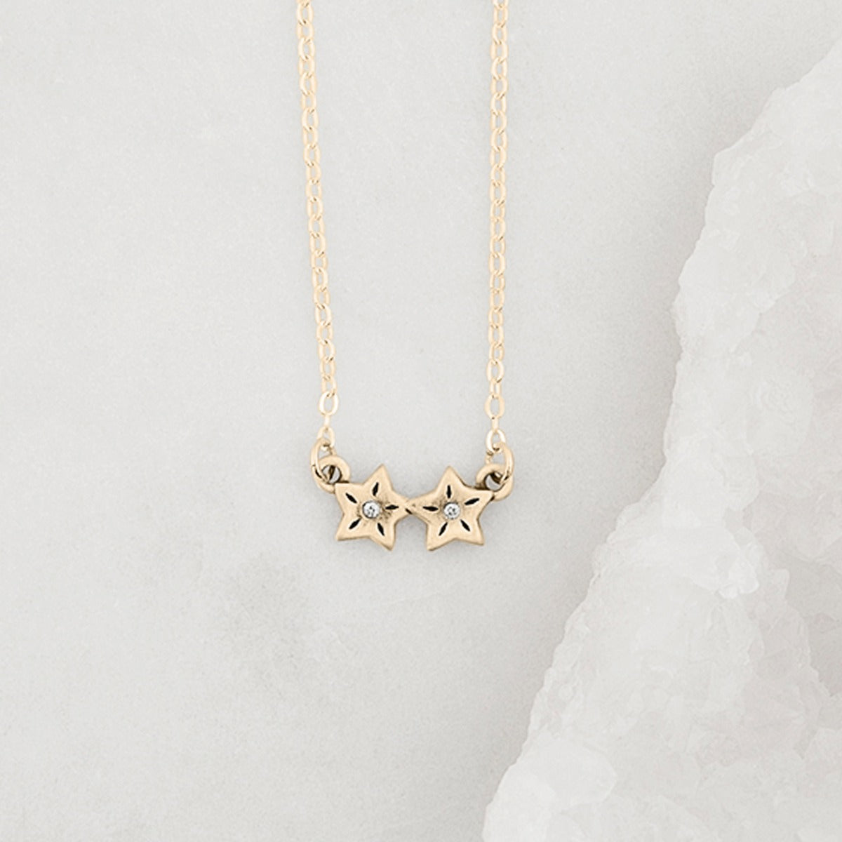 Your Spark Necklace {14K Solid Gold}