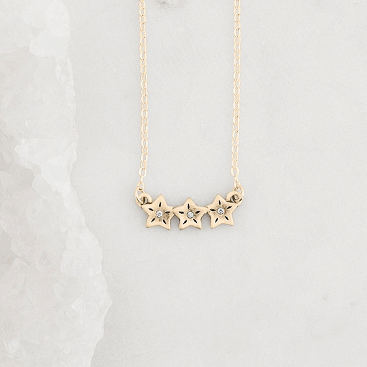 Your Spark Necklace {14K Solid Gold}