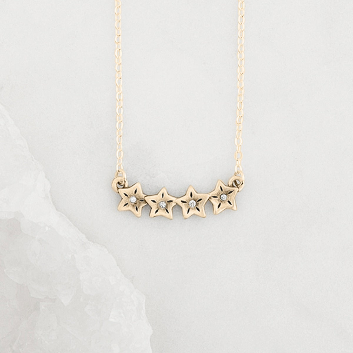 Your Spark Necklace {14K Solid Gold}