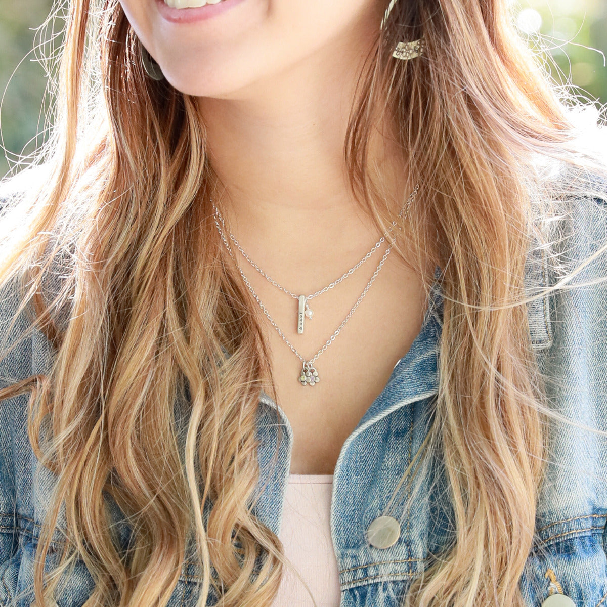 Word of the Year Necklace - 4 Sides (Sterling Silver)