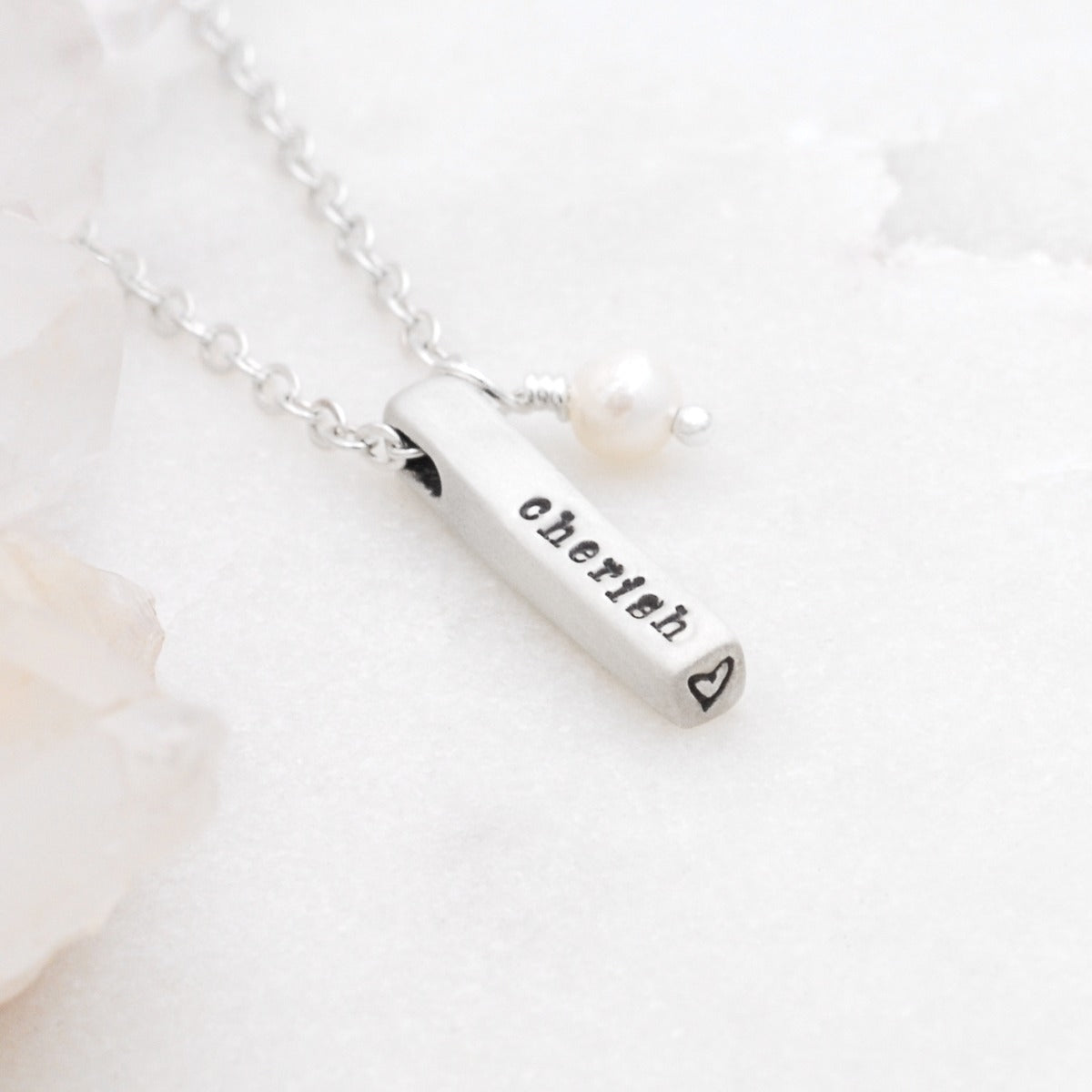 Word of the Year Necklace - 4 Sides (Sterling Silver)