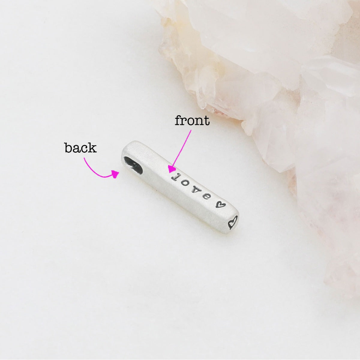 Word of the Year Charm - 2 Sides (Sterling Silver)
