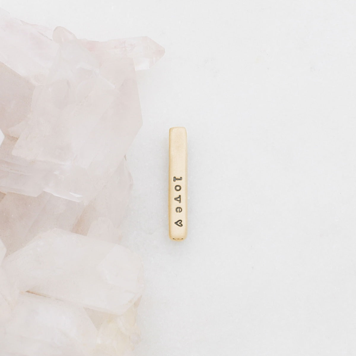 Word of the Year Charm - 2 Sides {10K Solid Gold}