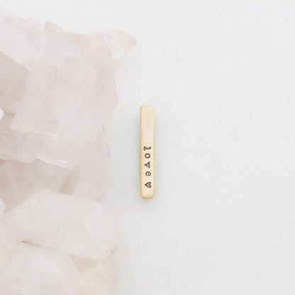 Word of the Year Charm - 2 Sides {10K Solid Gold}