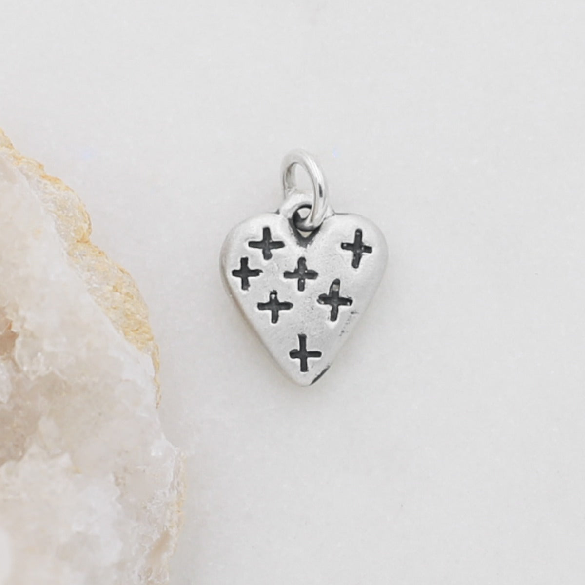 It Adds Up Heart Charm (Sterling Silver)